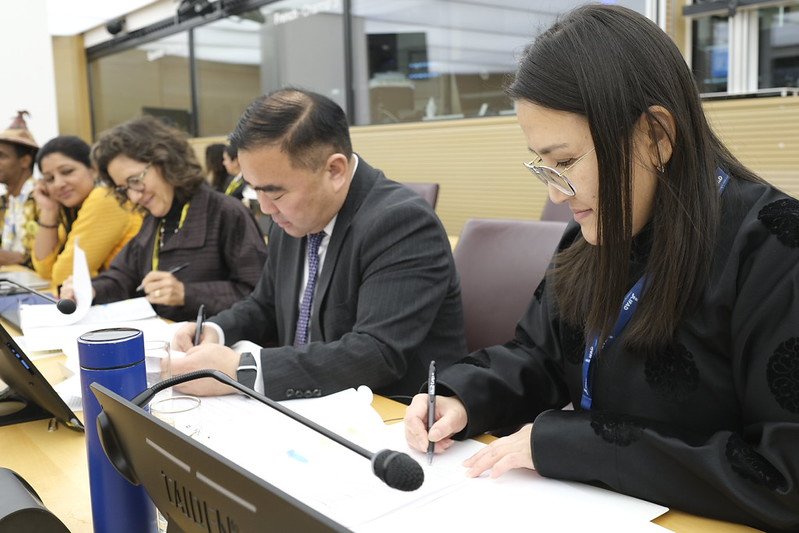 Mongolia signs the Memorandum of Understanding (MoU).