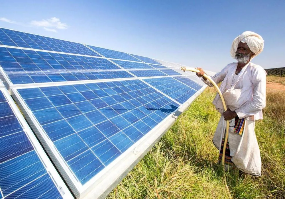 One of India's biggest solar parks in Kutch, Gujarat